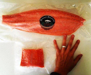 PREORDER Sockeye Salmon 1-2 lb. fillets: 10- 50 lb. boxes