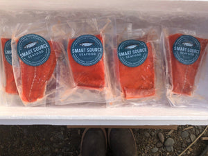Sockeye Salmon 6-8 oz. portions: 10-50 lb. boxes