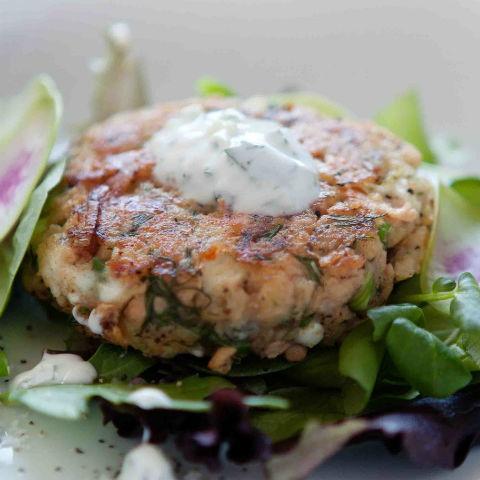 Fish Market Burgers, Lightly Seasoned, Alaska Sockeye Salmon